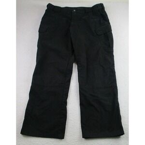 5.11 Tactical Pants Mens 38x30 Black‎ Ripstop Cargo Work Utility Zip Fly Field